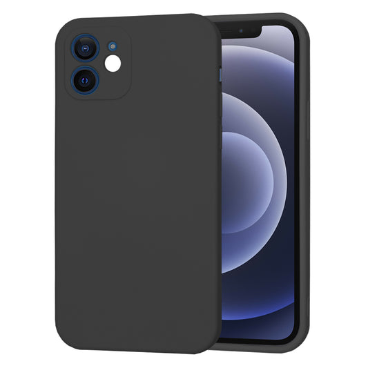 Coque pour Apple iPhone 12, Techsuit, SoftFlex, Noire