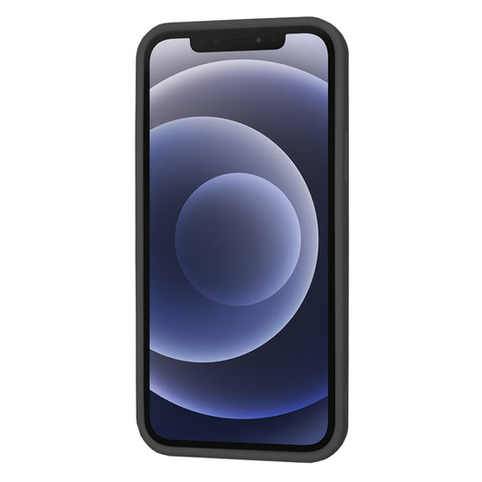 Coque pour Apple iPhone 12, Techsuit, SoftFlex, Noire