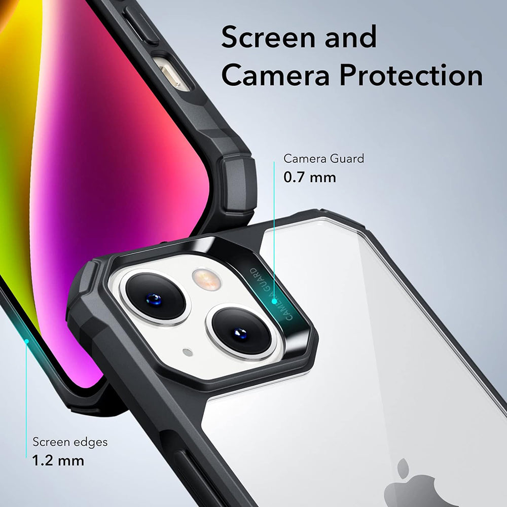Coque pour Apple iPhone 14 / 13, ESR, Air Armor, Noire Transparente
