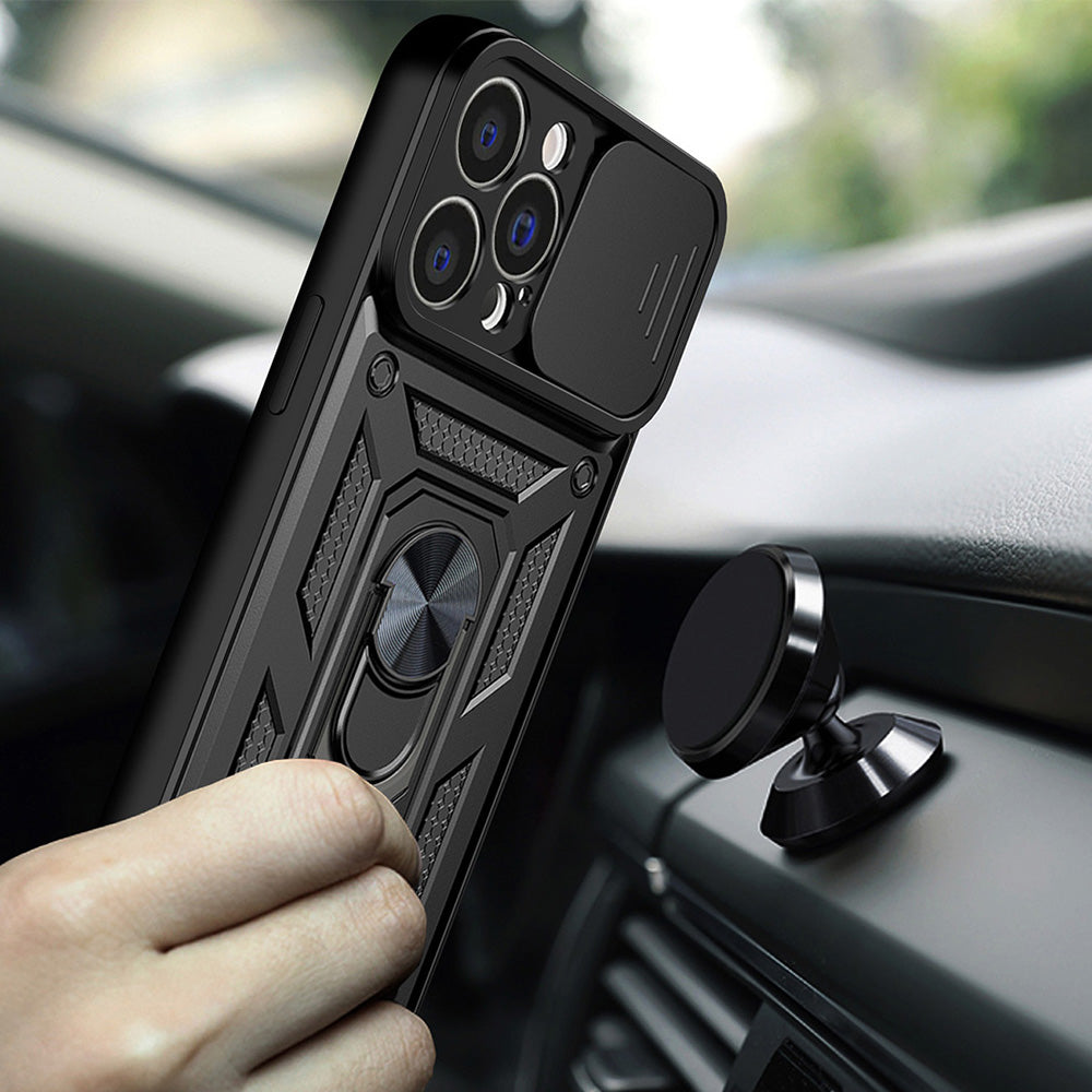 Case for Apple iPhone 13 Pro Max, Techsuit, CamShield, Black
