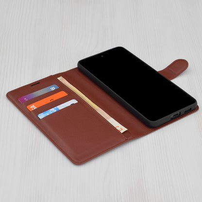 Coque pour Apple iPhone 13 Pro Max, Techsuit, Leather Folio, Marron