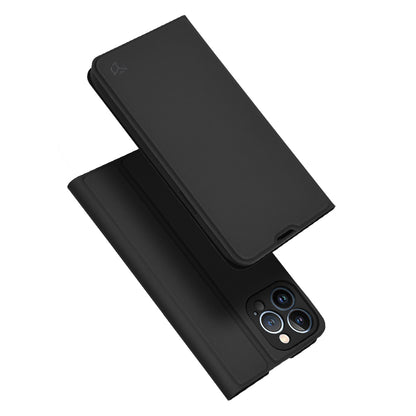 Coque pour Apple iPhone 13 Pro Max, Techsuit, Magskin Book, Noire