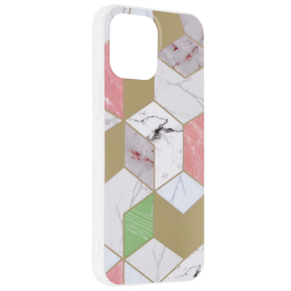 Coque pour Apple iPhone 13 Pro Max, Techsuit, Marble, Violet