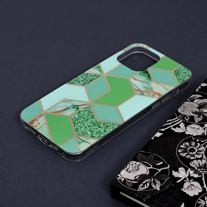 Coque pour Apple iPhone 13 Pro Max, Techsuit, Marble, Vert