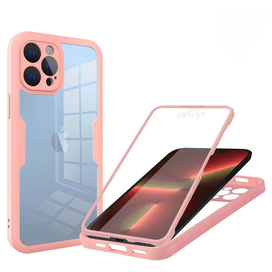 Case for Apple iPhone 13 Pro, Techsuit, ColorVerse 360, Pink