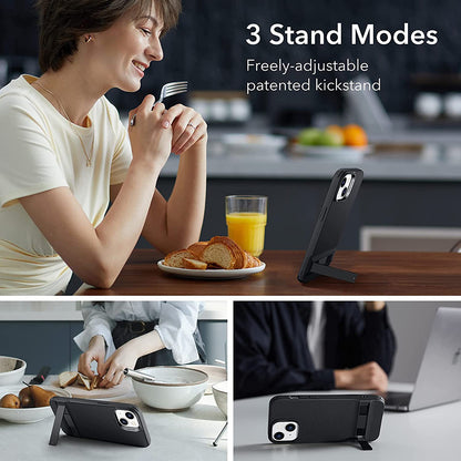 Étui pour Apple iPhone 14 Plus, ESR, Air Shield Boost Kickstand, Noir