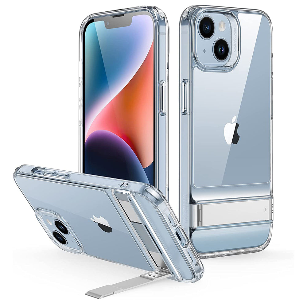 Étui pour Apple iPhone 14 Plus, ESR, Air Shield Boost Kickstand, Transparent