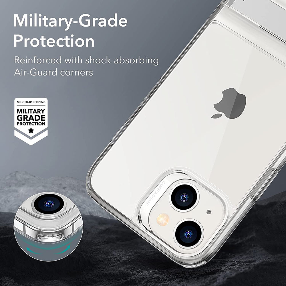Étui pour Apple iPhone 14 Plus, ESR, Air Shield Boost Kickstand, Transparent