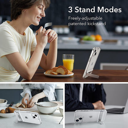 Étui pour Apple iPhone 14 Plus, ESR, Air Shield Boost Kickstand, Transparent