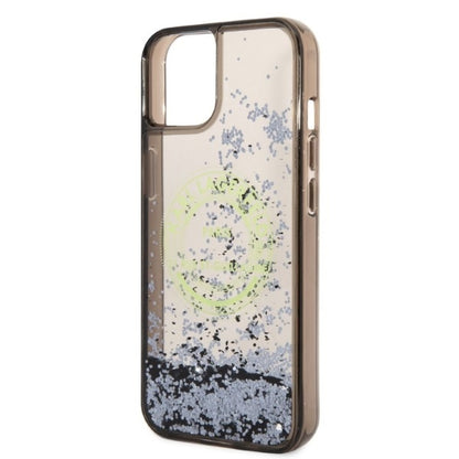 Étui pour Apple iPhone 14 Plus, Karl Lagerfeld, Liquid Glitter RSG, Noir