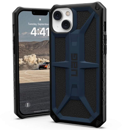 Coque pour Apple iPhone 14 Plus, Urban Armor Gear, Monarch Kevlar, Bleu marine