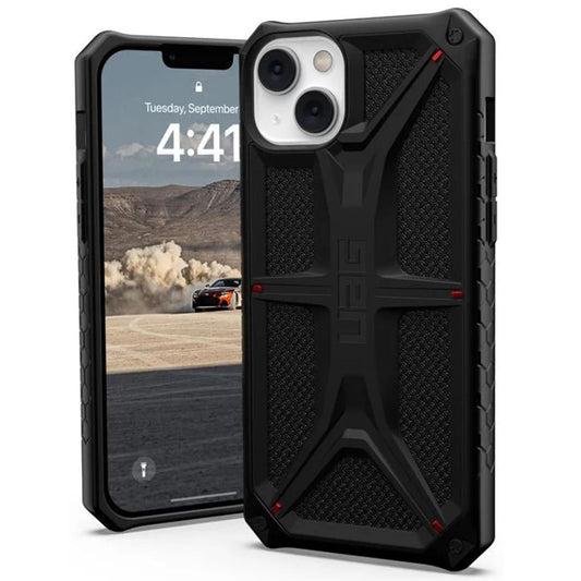 Coque pour Apple iPhone 14 Plus, Urban Armor Gear, Monarch Kevlar, Noire