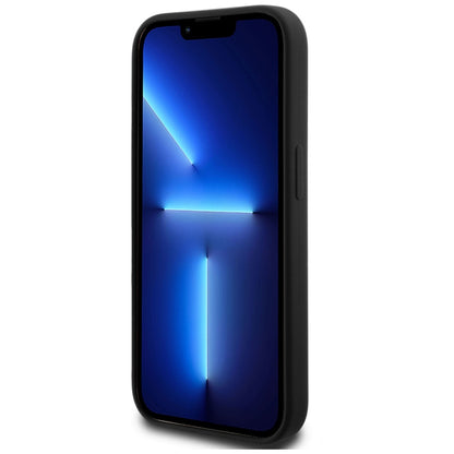 Étui pour Apple iPhone 14 Pro, Karl Lagerfeld, Silicone Karl Script, Noir