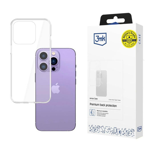 Coque pour Apple iPhone 14 Pro Max, 3MK, Armor, Transparente