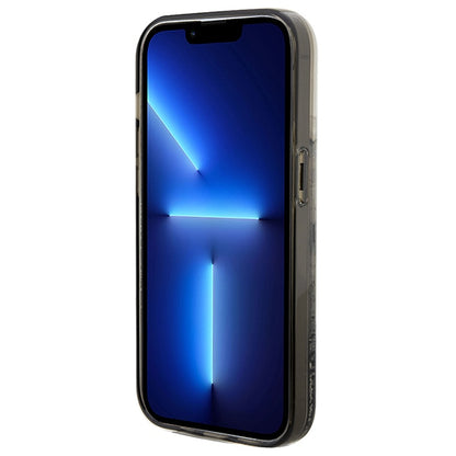 Housse pour Apple iPhone 14 Pro Max, Karl Lagerfeld, Liquid Glitter Choupette, Transparente