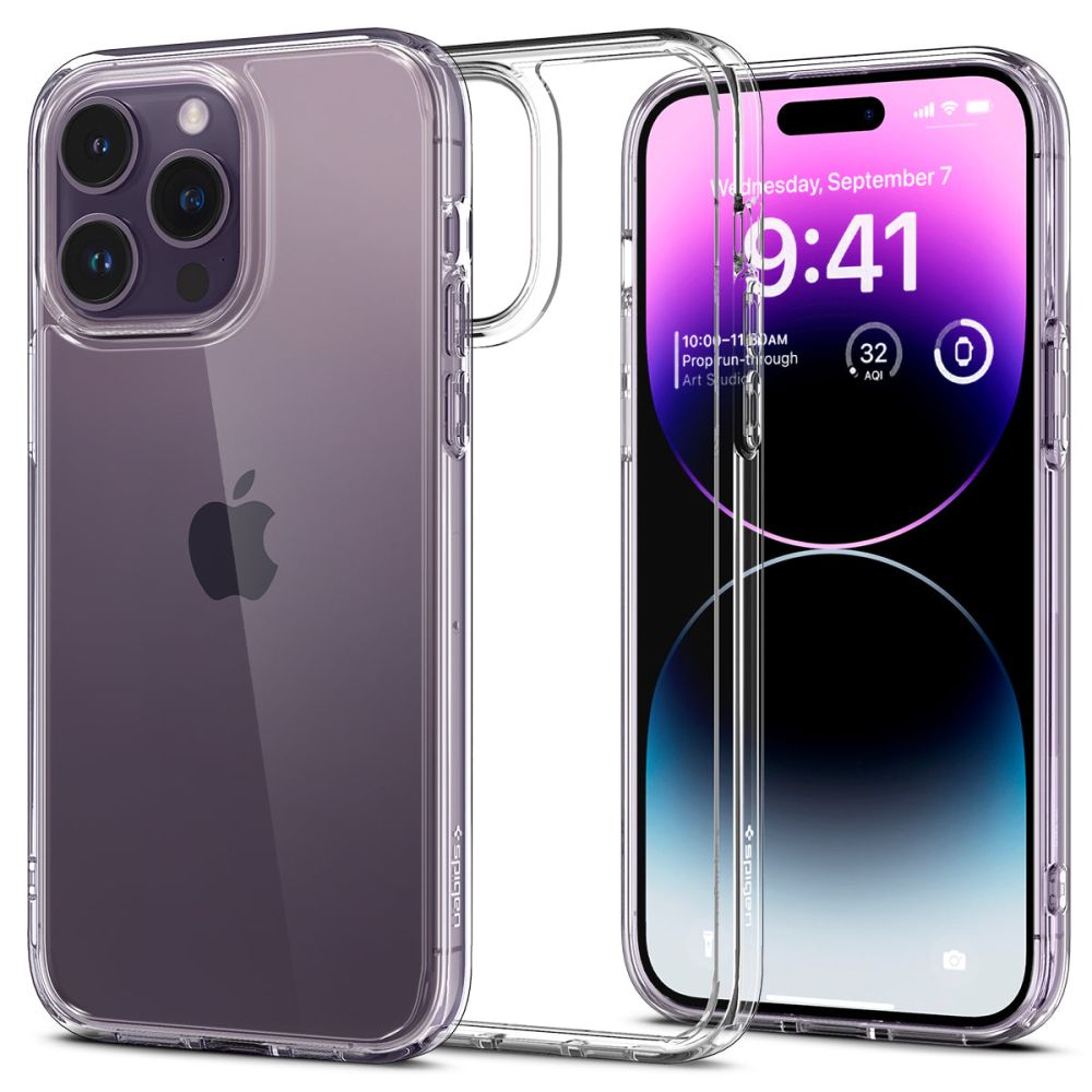 Étui pour Apple iPhone 14 Pro Max, Spigen, Ultra Hybrid, Transparent ACS04816