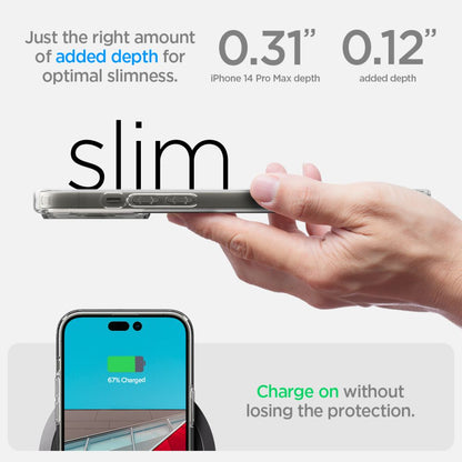 Étui pour Apple iPhone 14 Pro Max, Spigen, Ultra Hybrid, Transparent ACS04816