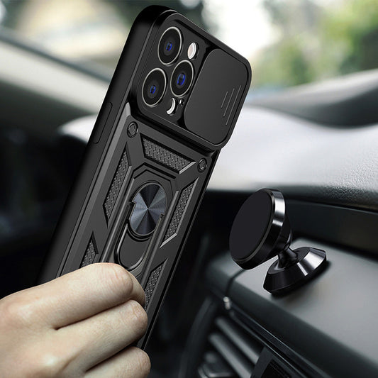 Coque pour Apple iPhone 14 Pro Max, Techsuit, CamShield, Noire