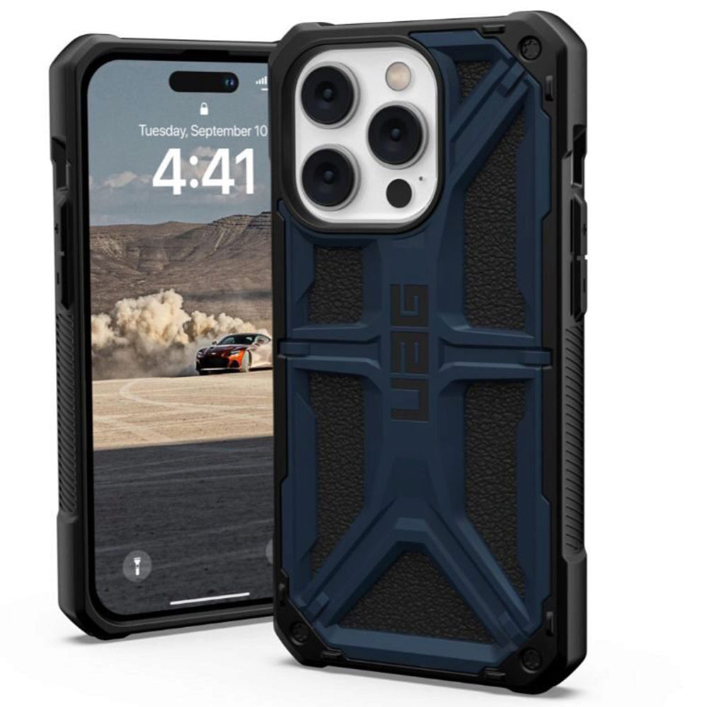 Coque pour Apple iPhone 14 Pro, Urban Armor Gear, Monarch, Bleu marine