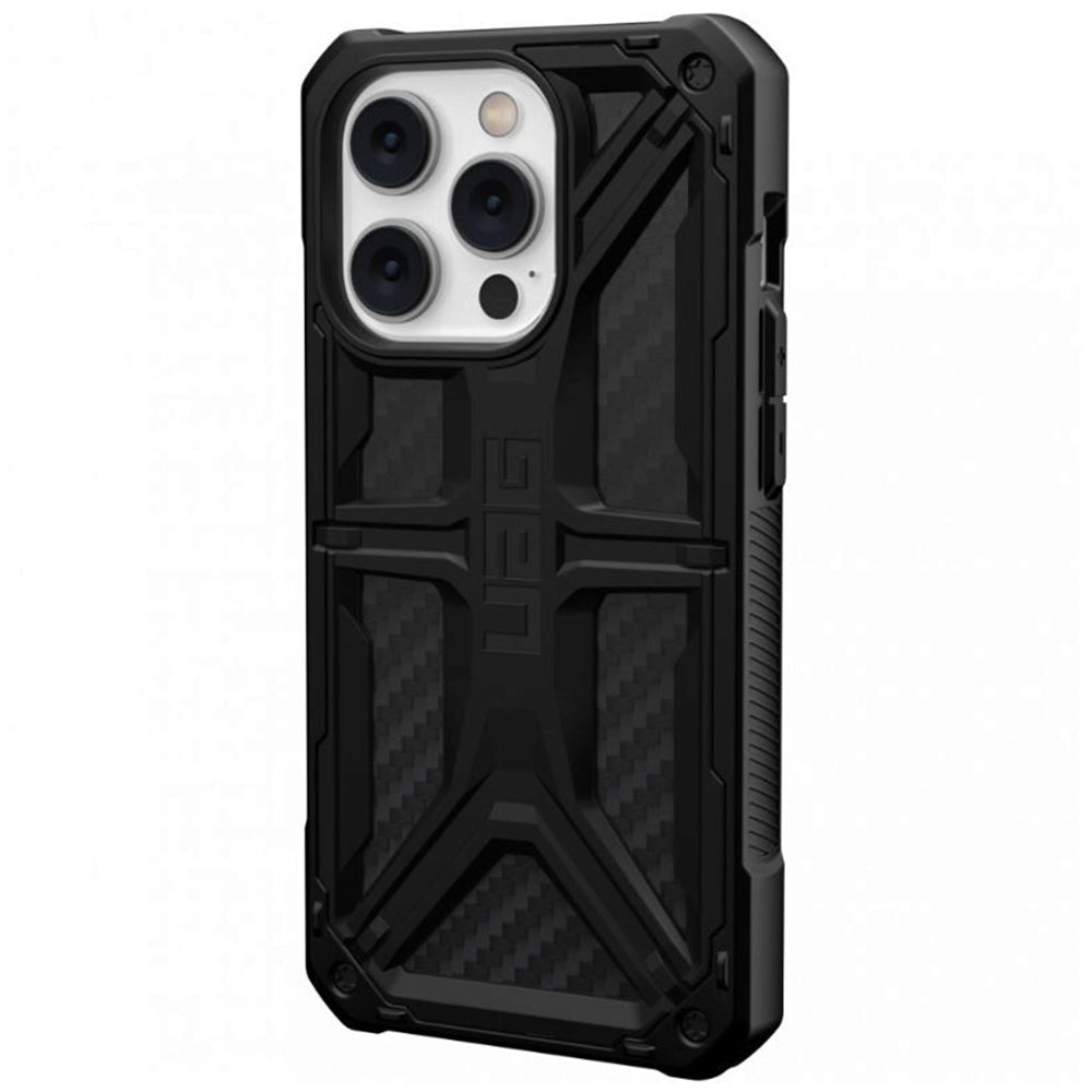 Coque pour Apple iPhone 14 Pro, Urban Armor Gear, Monarch Carbon, Noire