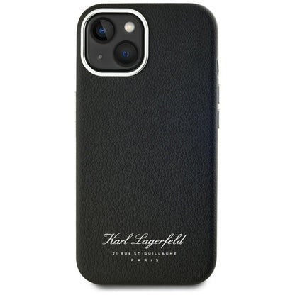 Étui pour Apple iPhone 15, Karl Lagerfeld, RSG, Noir