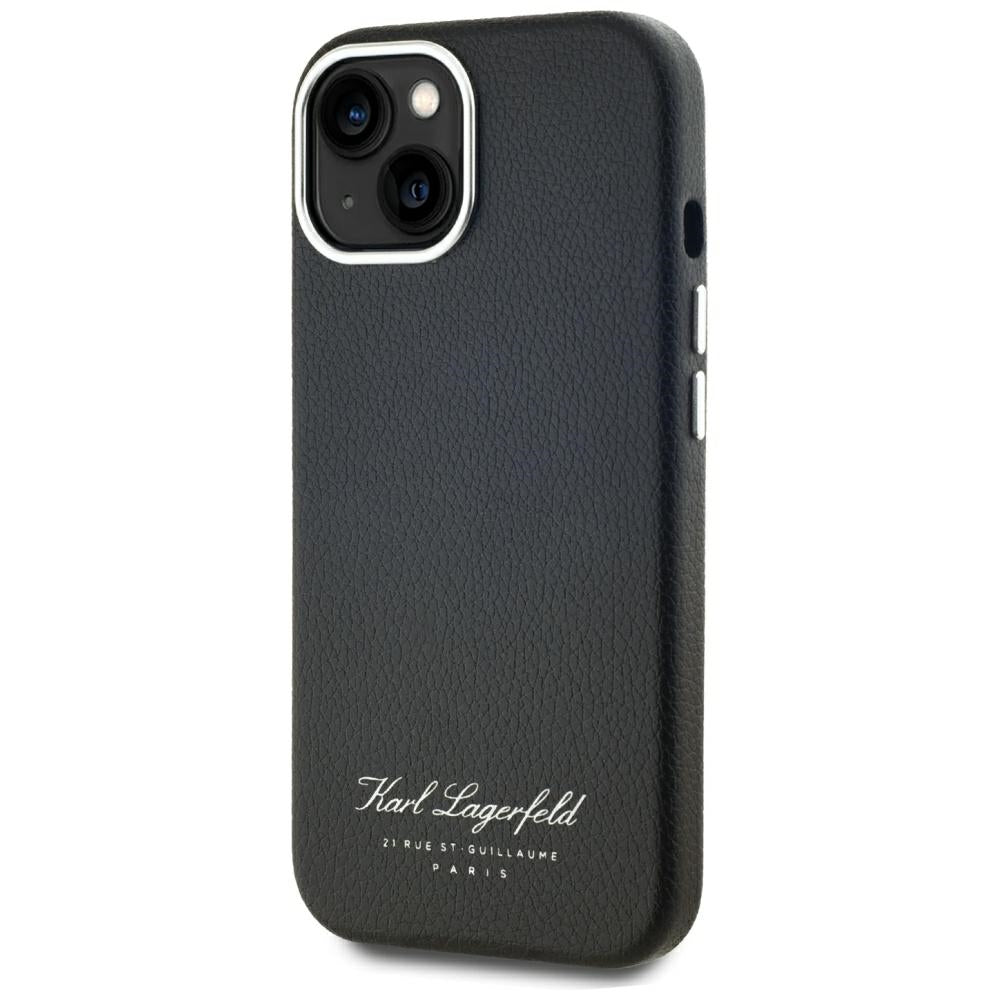 Étui pour Apple iPhone 15, Karl Lagerfeld, RSG, Noir
