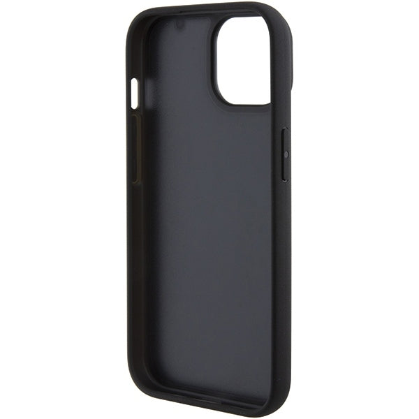 Coque pour Apple iPhone 15 Plus, BMW, estampage à chaud naturel, noire