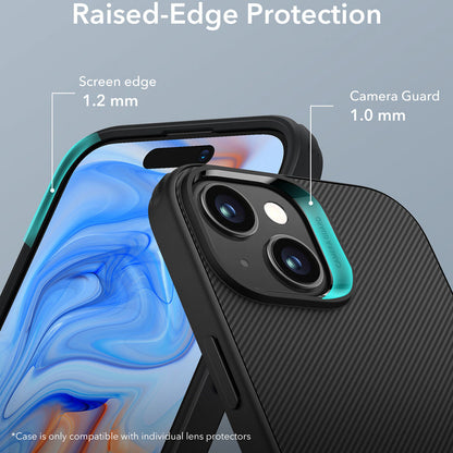 Étui pour Apple iPhone 15 Plus, ESR, Air Shield Boost Kickstand, Noir