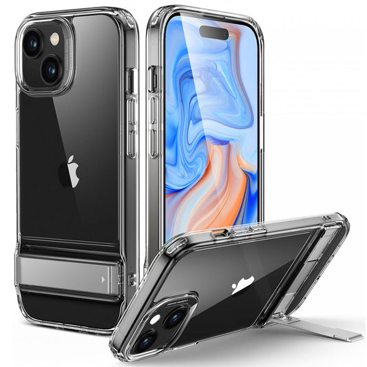 Étui pour Apple iPhone 15 Plus, ESR, Air Shield Boost Kickstand, Transparent