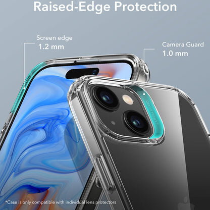 Étui pour Apple iPhone 15 Plus, ESR, Air Shield Boost Kickstand, Transparent