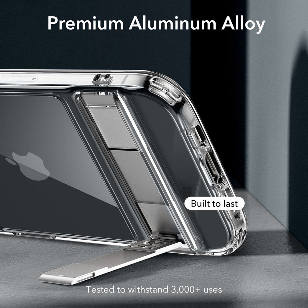 Étui pour Apple iPhone 15 Plus, ESR, Air Shield Boost Kickstand, Transparent