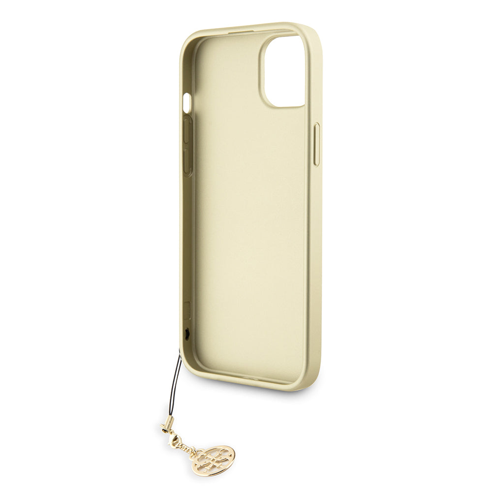 Étui pour Apple iPhone 15 Plus, Guess, 4G Charm, Gris