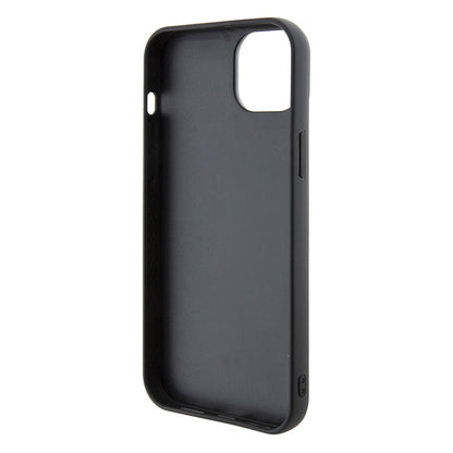 Étui pour Apple iPhone 15 Plus, Karl Lagerfeld, 3D Rubber Multi Logo, Noir