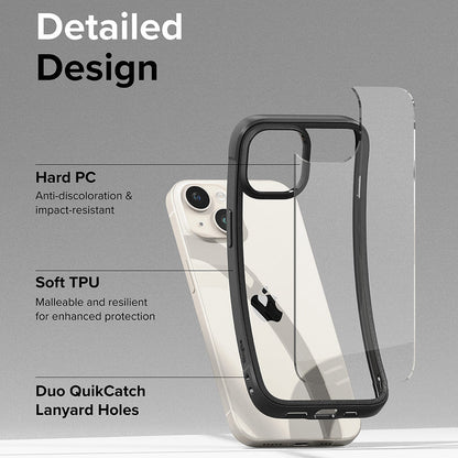 Coque pour Apple iPhone 15 Plus, Ringke, Fusion Bold, Noire