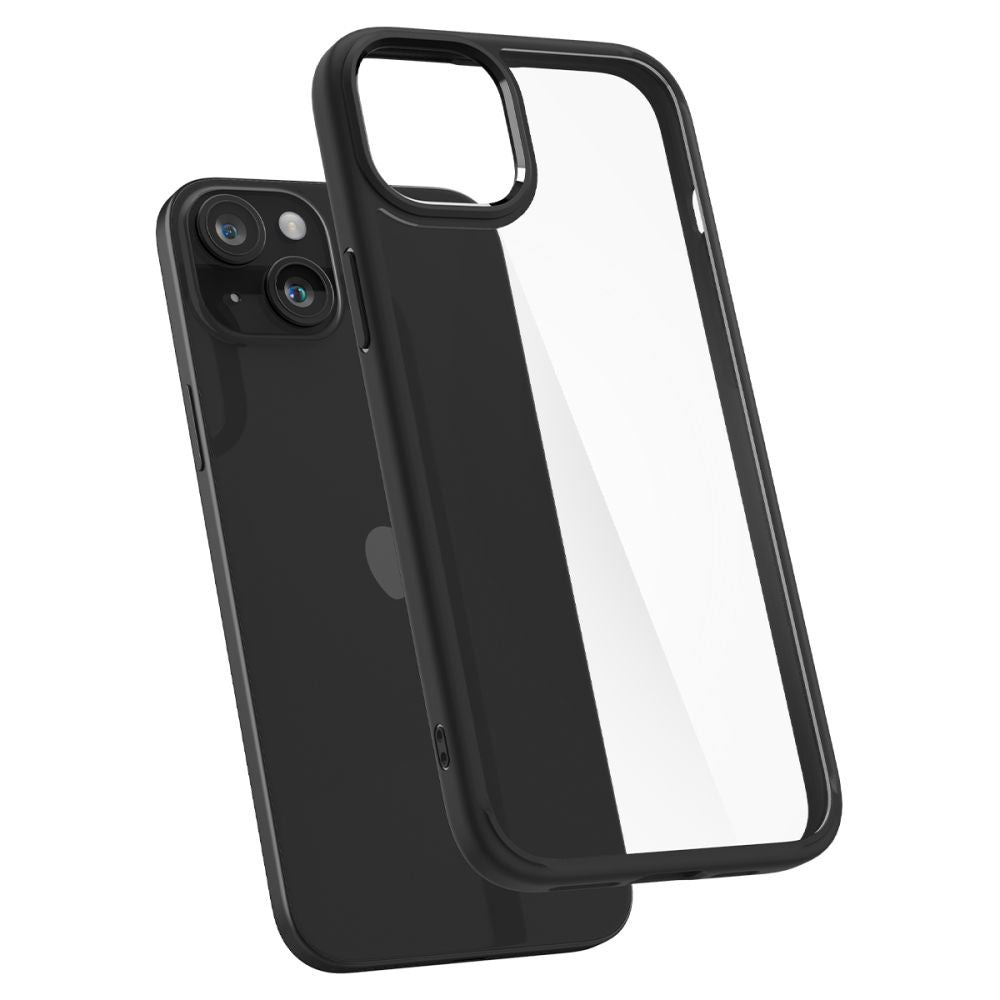 Étui pour Apple iPhone 15 Plus, Spigen, Ultra Hybrid, Noir Mat