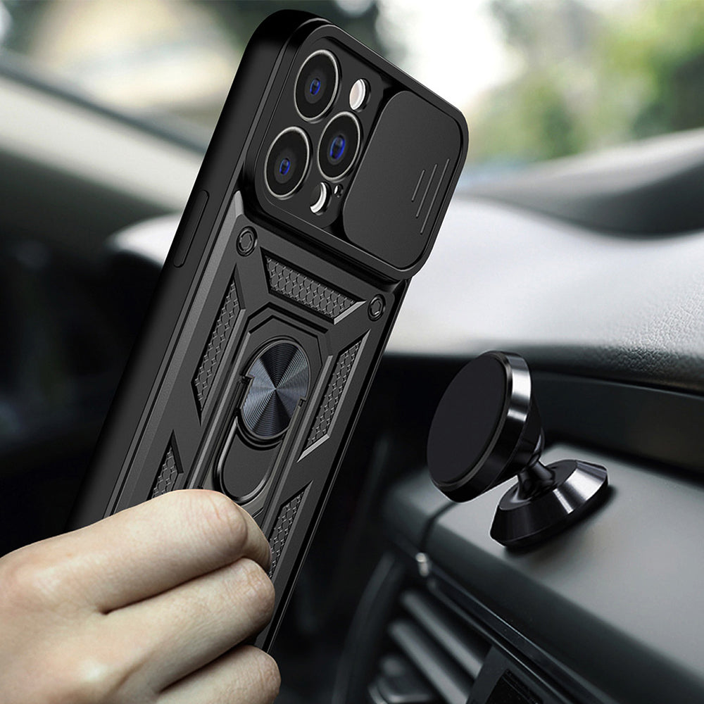 Case for Apple iPhone 15 Plus, Techsuit, CamShield, Black