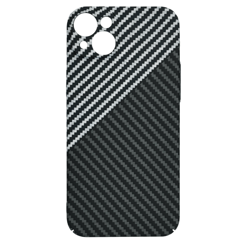 Coque pour Apple iPhone 15 Plus, Techsuit, Carbonite FiberShell, Noir Gris