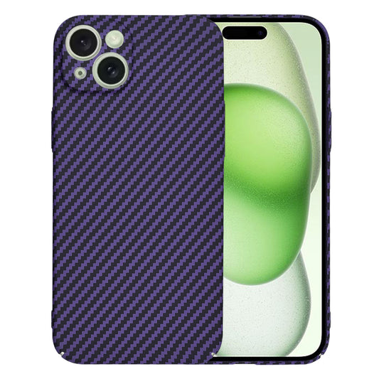 Coque pour Apple iPhone 15 Plus, Techsuit, Carbonite FiberShell, Violet