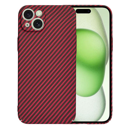 Coque pour Apple iPhone 15 Plus, Techsuit, Carbonite FiberShell, Rouge