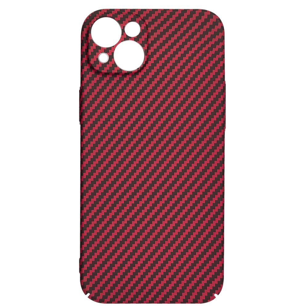 Coque pour Apple iPhone 15 Plus, Techsuit, Carbonite FiberShell, Rouge