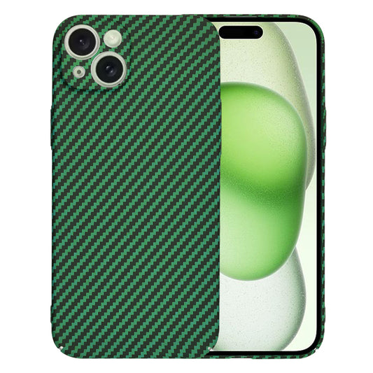 Coque pour Apple iPhone 15 Plus, Techsuit, Carbonite FiberShell, Vert