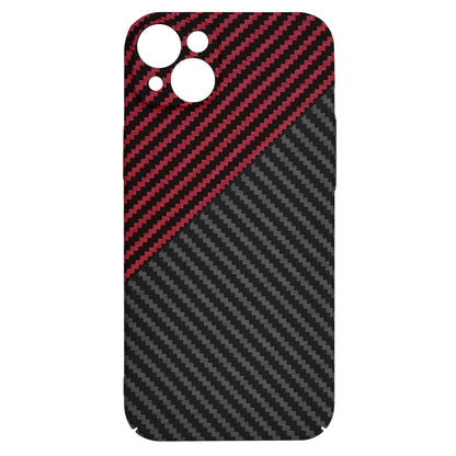 Coque pour Apple iPhone 15 Plus, Techsuit, Carbonite FiberShell, Noir Rouge
