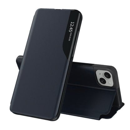Coque pour Apple iPhone 15 Plus, Techsuit, eFold, Bleu Foncé