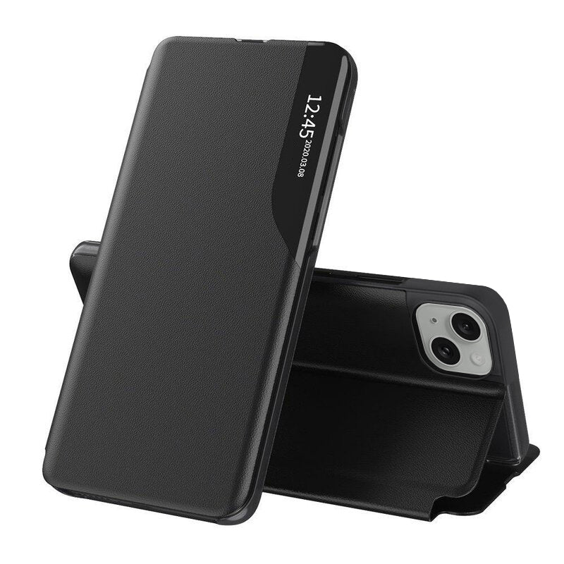 Coque pour Apple iPhone 15 Plus, Techsuit, eFold, Noire