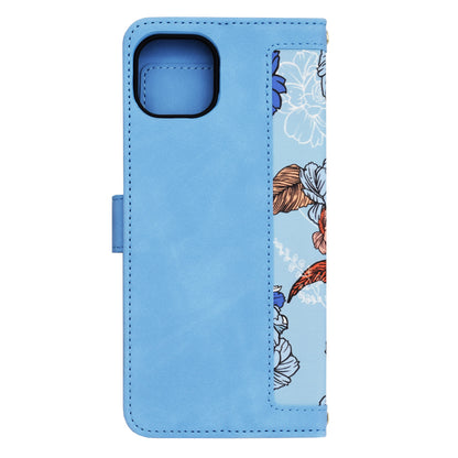Coque pour Apple iPhone 15 Plus, Techsuit, FlipCraft, Bleu