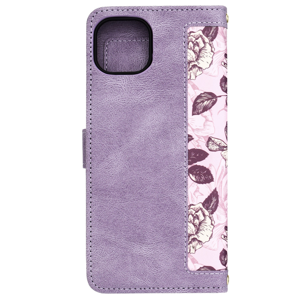 Coque pour Apple iPhone 15 Plus, Techsuit, FlipCraft, Violet