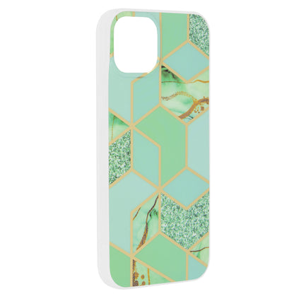 Coque pour Apple iPhone 15 Plus, Techsuit, Marble, Vert