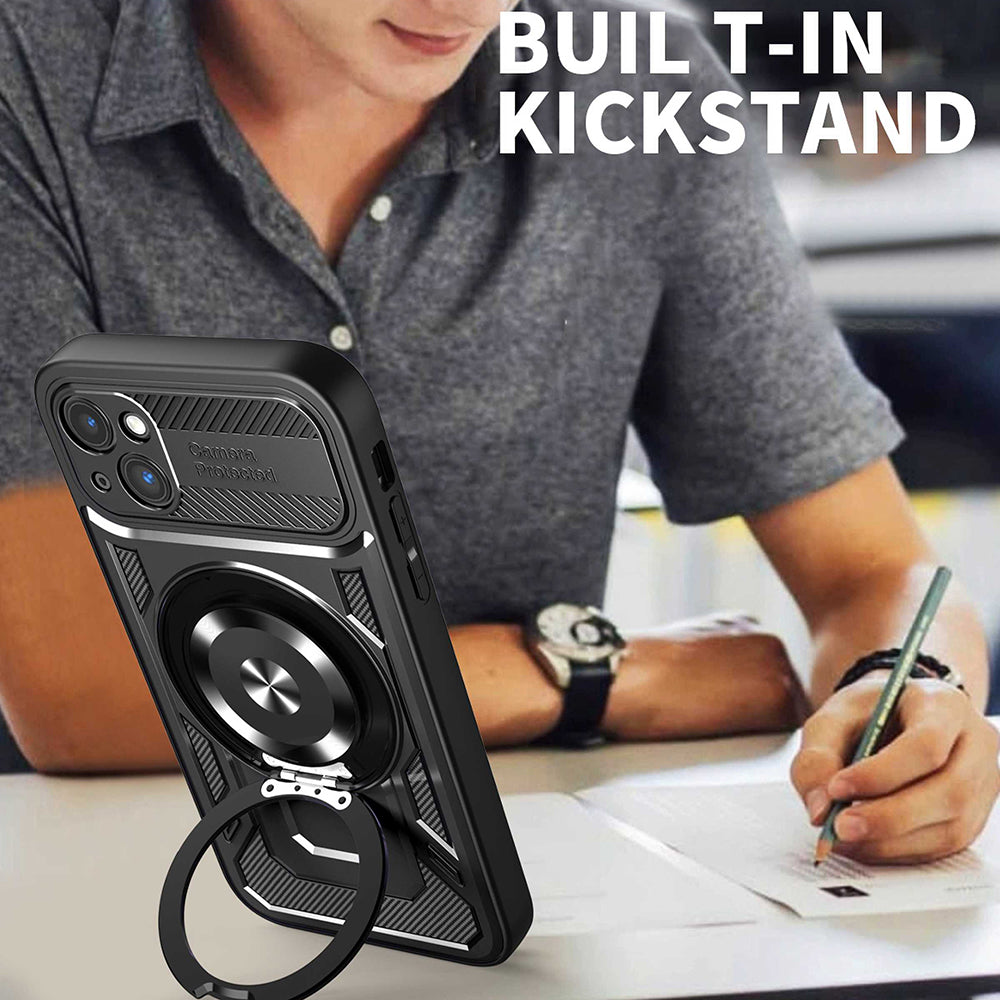 Case for Apple iPhone 15 Plus, Techsuit, RuggedCam, Gray