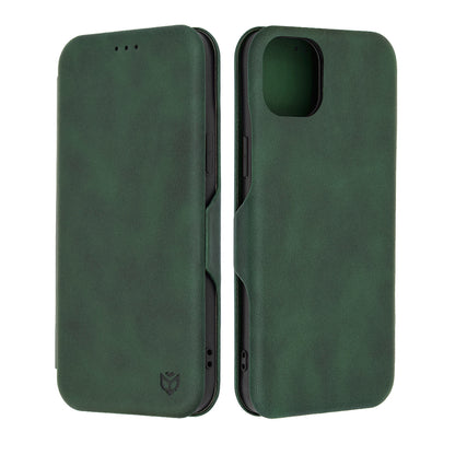 Coque pour Apple iPhone 15 Plus, Techsuit, Safe Wallet Plus, Vert