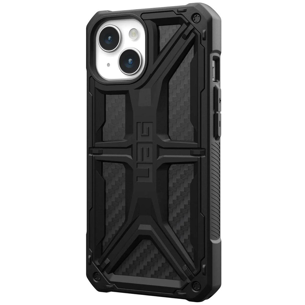 Coque pour Apple iPhone 15 Plus, Urban Armor Gear, Monarch Carbon, Noire